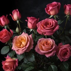 Naklejka premium irresistible roses
