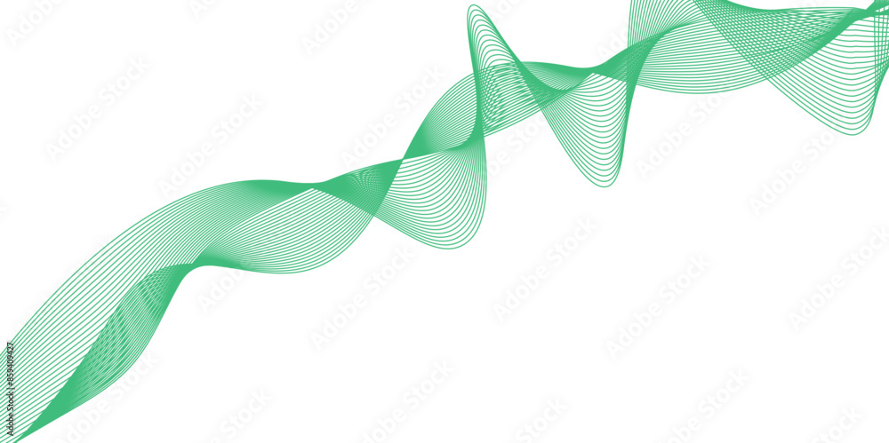 Fototapete abstract colorful wave element for design. digital frequency track equalizer futuristic colorful ble