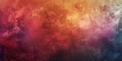 Fototapeta premium A stunning abstract blend featuring dynamic transitions from fiery reds to cool blues with vibrant textures.