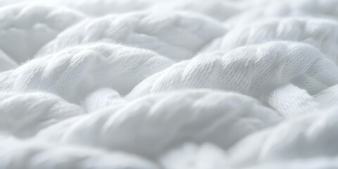 Closeup macro photography of interlaced white synthetic cotton fabric fibers. Concept Macro Photography, White Fabric, Cotton Fibers, Textile Art, Close-up Shots