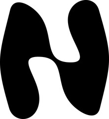 Halloween English font vector shape, Halloween font, Scary creepy alphabet, Dirty Letters, Curve font