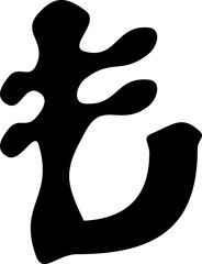 Halloween Currency font vector shape, Halloween font, Scary creepy alphabet, Dirty Letters, Curve font