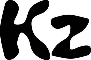 Halloween Currency font vector shape, Halloween font, Scary creepy alphabet, Dirty Letters, Curve font