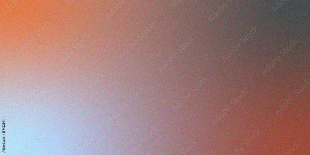 Poster Red orange gradient background grainy noise texture. Soft gradient with grain and noise. Carmine pink pale grainy texture. Luxurious blurred background red deep garnet texture.