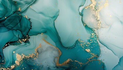 Chic Turquoise Gradient Background for Content Creators 