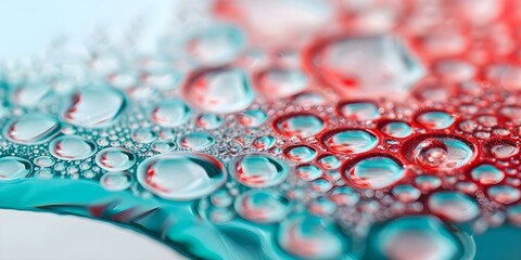 Close-up of liquid acrylic abstract art revealing intricate details and vibrant colors. Concept Close-up, Liquid Acrylic, Abstract Art, Intricate Details, Vibrant Colors