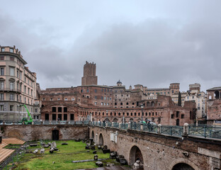 Rom bei Regen