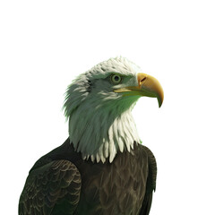 Obraz premium eagle as element in isolated white background
