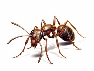Ant, clipart, illustration isolate on white background