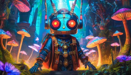 illustrated animated fairy tale character