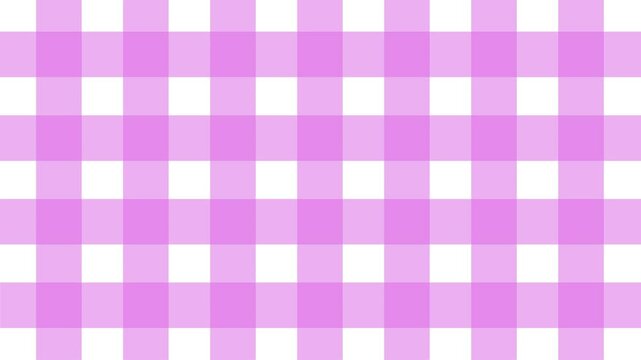 紫のチェック柄のシンプルな背景動画
