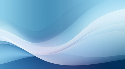 Naklejka premium Blue minimalist abstract wavy winding background