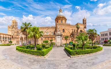 Fototapeta premium The Cathedral of Palermo, Sicily, Italy.