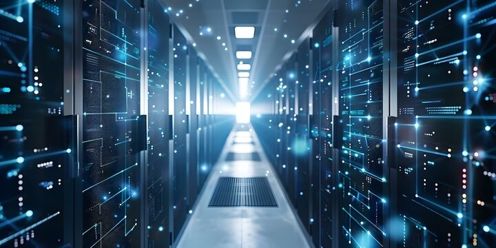 Accelerated Data Processing The Power of Edge Computing. Concept Edge Computing, Data Processing, Accelerated Performance, IoT Technology, Network Optimization