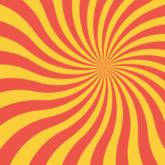 Groovy retro abstract sun backgrounds. Organic doodle shapes in trendy naive hippie 60s 70s style. Contemporary poster print banner template. Square wavy vector illustration in yellow colors.