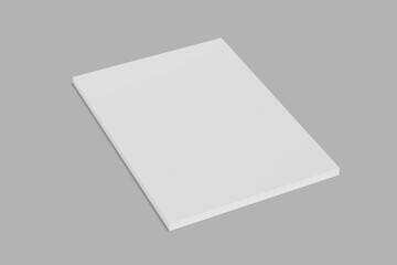 Stack Of A4 Paper Sheets With Shadows