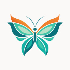 butterfly on a white background