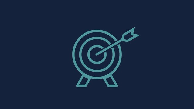 business animation of achievements and targets