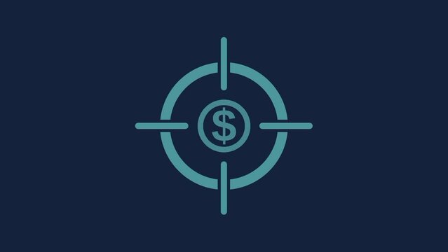 business animation of achievements and targets