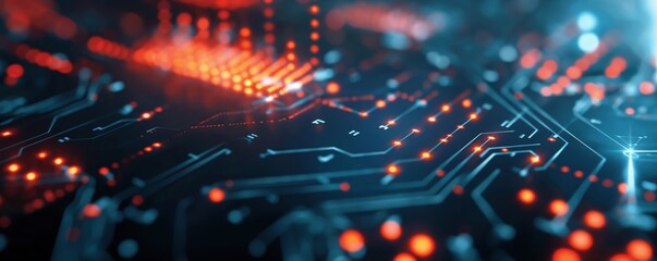 Digital ledger with red bankruptcy alerts,financial technology failure