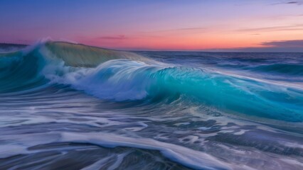 Fototapeta premium Ocean waves. Nature background.