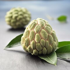 Fototapeta premium Custard apple or sugar apple, annona, cherimoya fruit