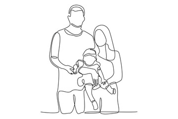 Small family goes on holiday together. Happy people eating, talking at home and restaurants parties, hangouts with food and drinks. Flat graphic vector illustrations isolated on white background