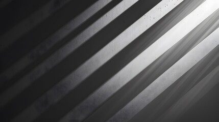Obraz premium Minimalist grey background with geometric shadow patterns. Vector illustration. Features sharp focus, controlled brightness, morning light, crisp office lighting.