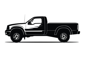 Pickup Truck car silhouette
