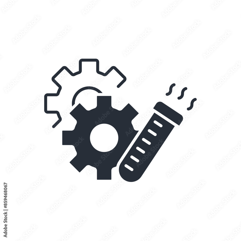 Poster experimental icon. vector.editable stroke.linear style sign for use web design,logo.symbol illustrat