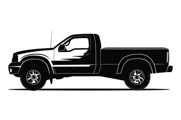 Pickup Truck car silhouette