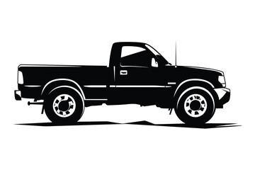 Pickup Truck car silhouette