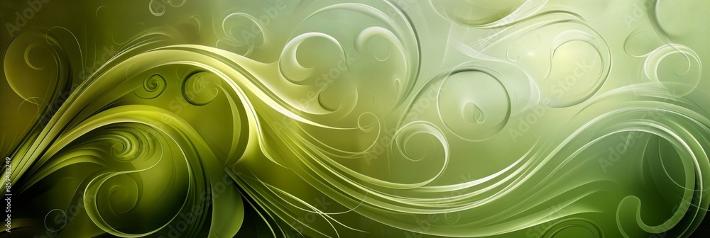 Poster A flowing design with artistic abstraction and dynamic motion effects.