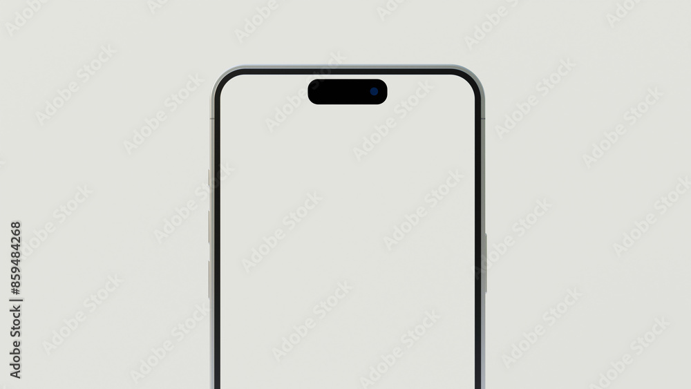 Aufkleber smart phone mockups on a white background. ultra realistic smartphone. device ui ux mockup for prese