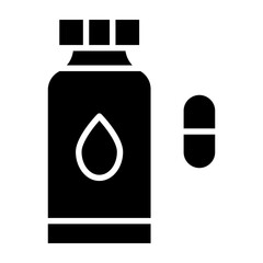 Suplement Vector Glyph Icon