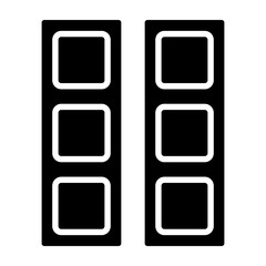Color Palette Vector Glyph Icon
