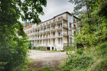 Verlassenes Hotel in Frankreich