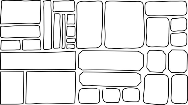 Cadres planche de bande dessin&eacute;e