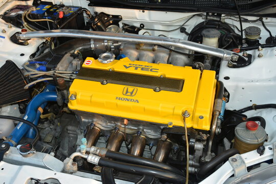 Honda civic engine at Vtec night in Paranaque, Philippines