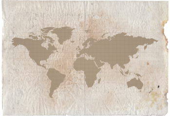 Retro vintage old world map |Travel|Graphic|Artclip|Digital