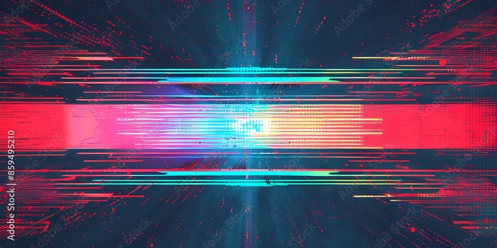 Aufkleber adding a vintage vhs scanlines or tv static noise overlay for a retro aesthetic. concept retro aesth