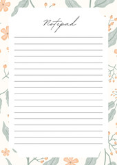 Planner and Notepad Template 

These templates help keeping your planner and notepad looking PROFESSIONAL and help you to save TIME and MONEY on designing.