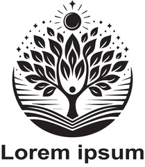 wellness tree logo design 