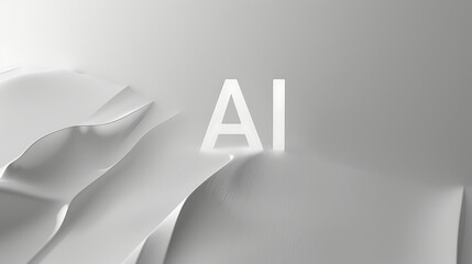 AI in graphic design for contemporary website header and digital background