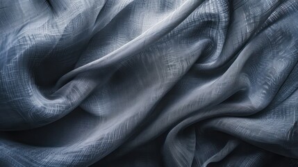 Obraz premium Moonstone Grey Abstract Texture with Gradient and Ombre Effects, Elegant and Modern Fabric Design with Sleek and Sophisticated Aesthetic