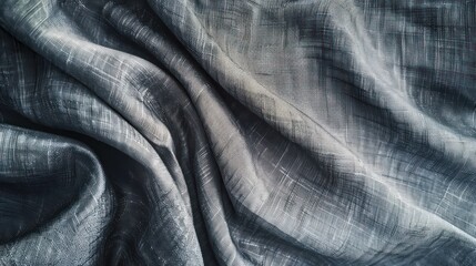 Moonstone Grey Abstract Texture with Gradient and Ombre Effects, Elegant and Modern Fabric Design with Sleek and Sophisticated Aesthetic