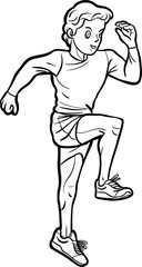 male running sport training fitness