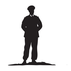 Veteran's Day silhouette