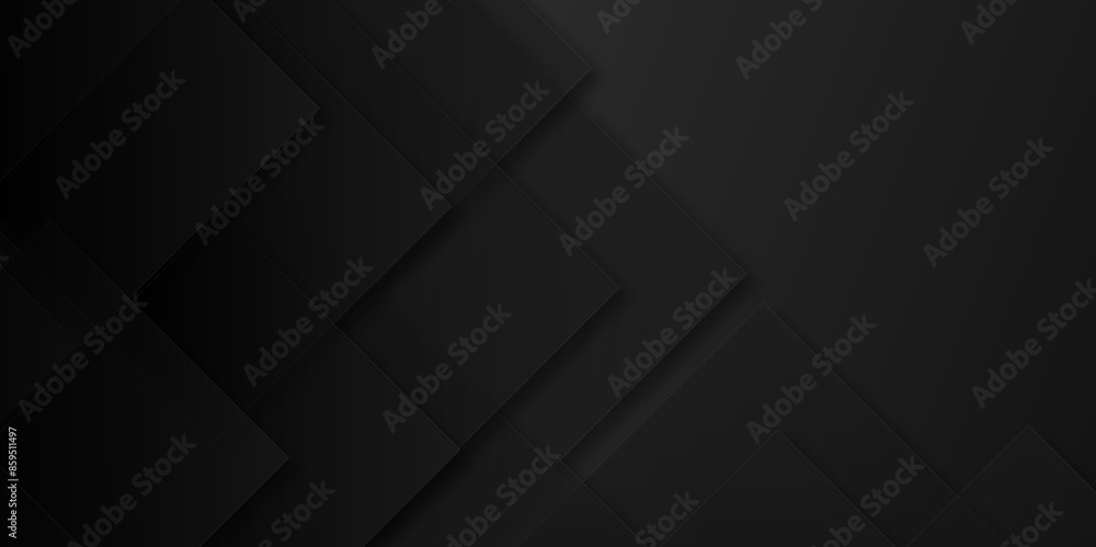 Poster modern simple black abstract background with triangle and geometric shape. abstract dark black geome