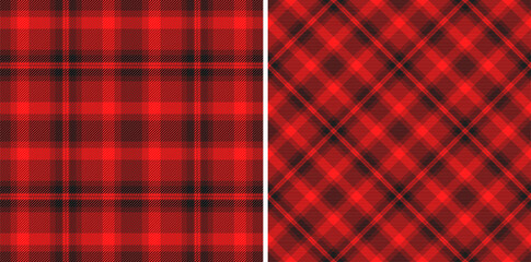 Textile pattern texture of vector background check with a seamless fabric plaid tartan.